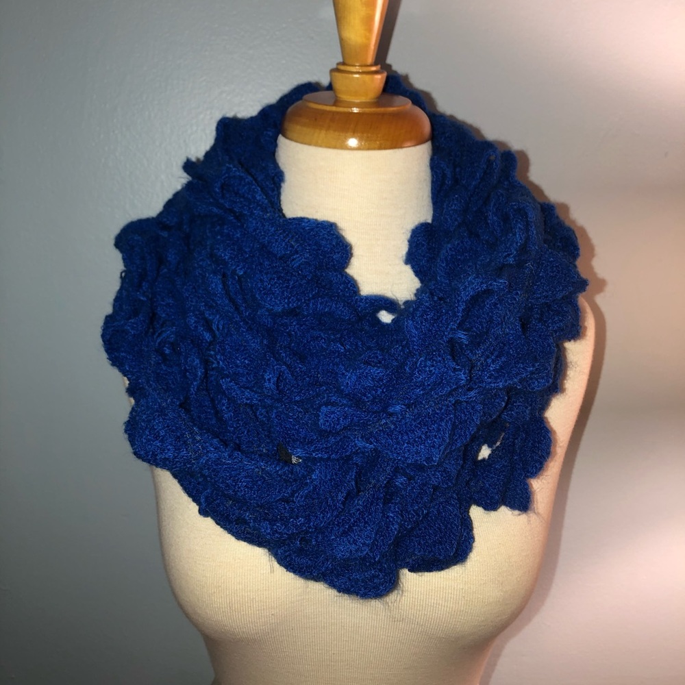 Angie Blue Infinity Scarf